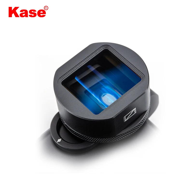 

Kase anamorphic lens with blue flare for mobile phone
