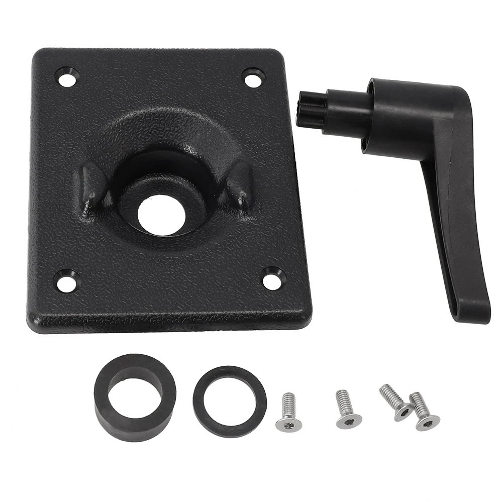 

Compact Kayak Canoe Rudder Accessories Rudder Control Kit with Handle and Square Base Fast and Easy Installation