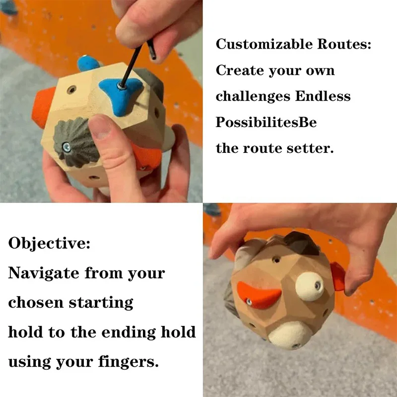 Handcrafted Giant Climbing Holds - Enhance Strength and Precision