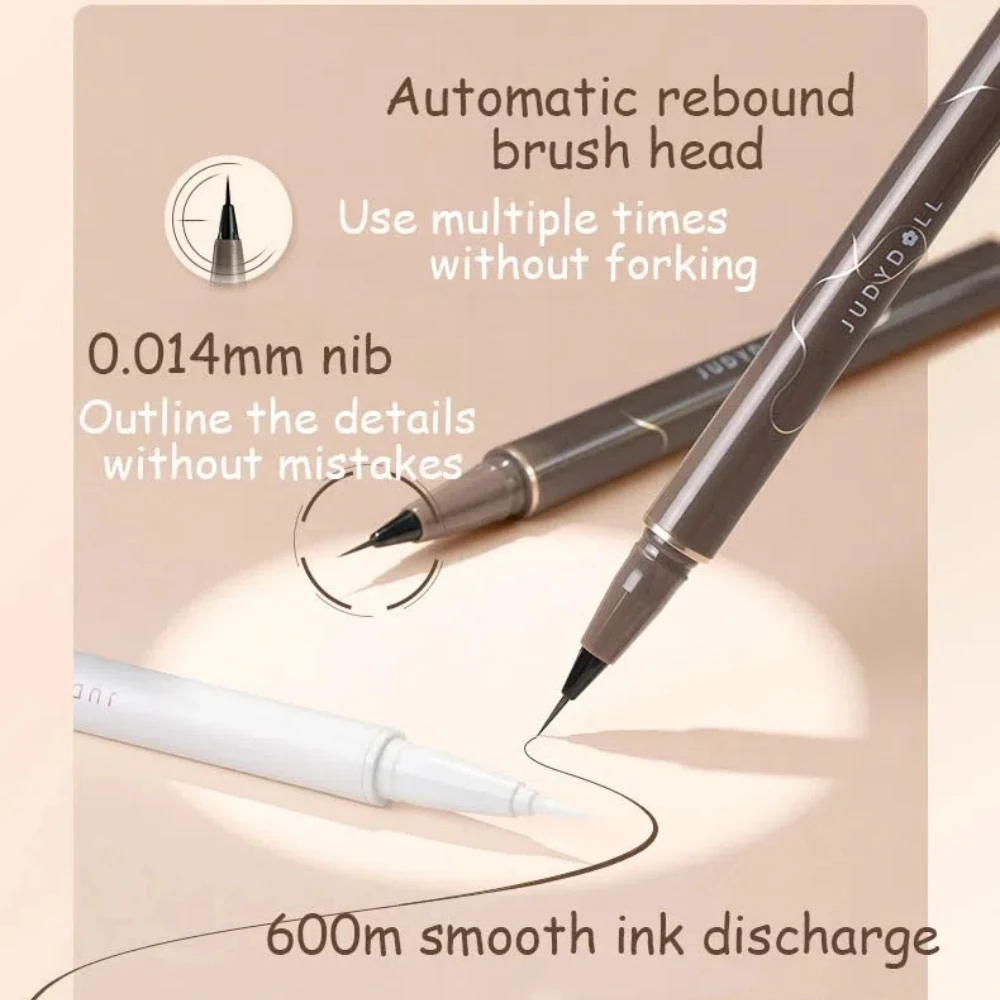 Judydoll Black Liquid Eyeliner Pencil Ultra-fine Waterproof Quick Dry Long Lasting Eye Makeup Smooth Eye Liner Pen Cosmetics 3