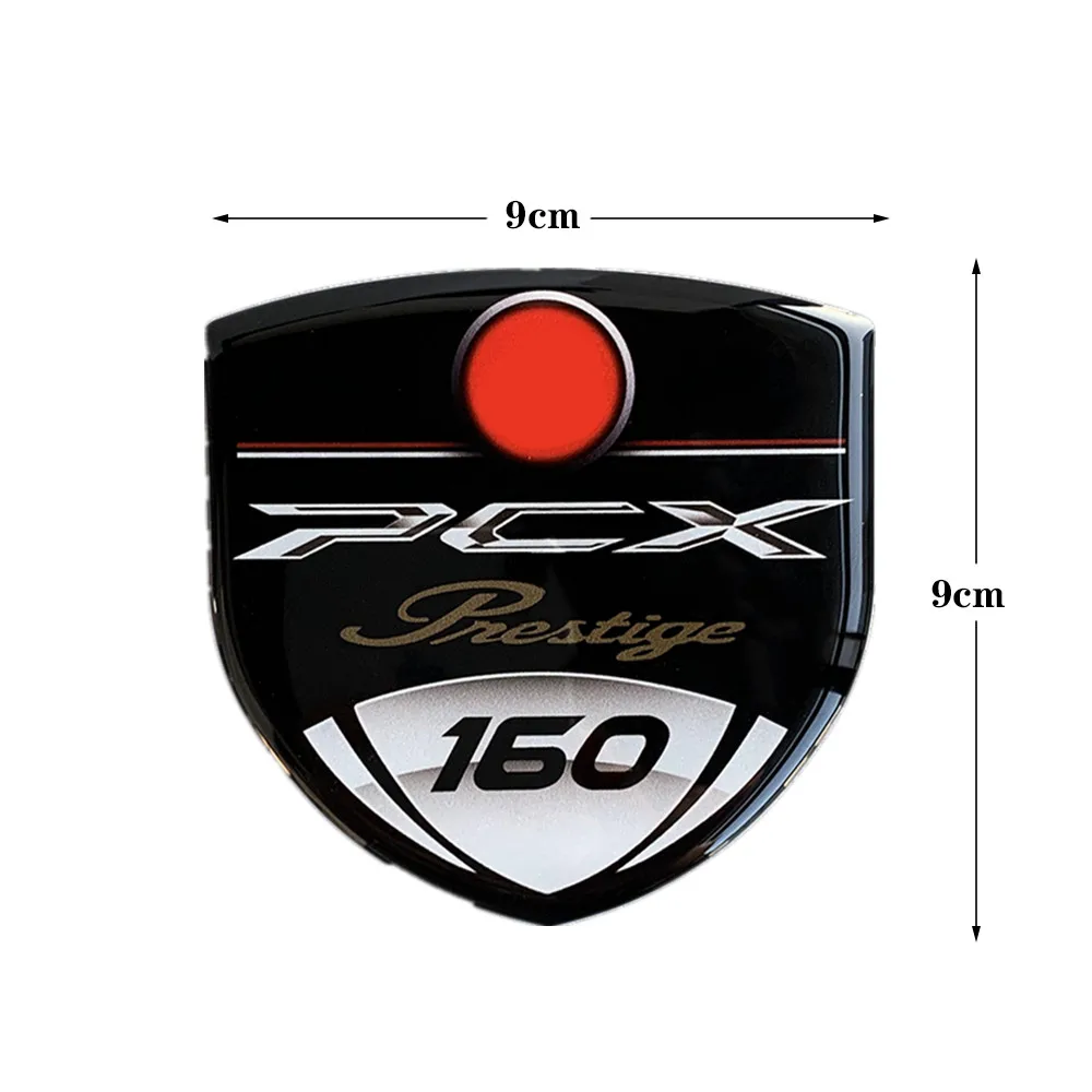 2Pcs Pcx Sticker 3D Epoxy Motorcycle Stickers Exhaust Decals Emblem Badge Accessories For Honda Pcx125 Pcx150 Pcx160