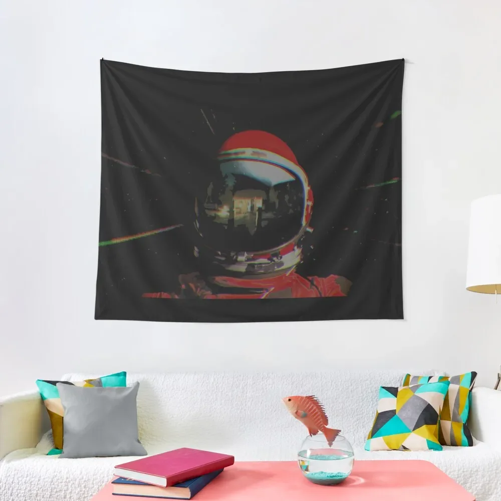 

carry on, astronaut Tapestry Room Aesthetic Bedroom Decoration Tapestry