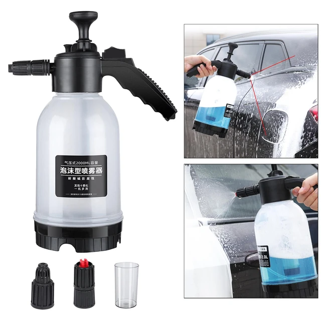 Car Wash Cleaning Tool 2L Foam Sprayer Watering Can Foam Generator For  Washing Parkside Snow Foam Watering Garden Water Bottle - AliExpress