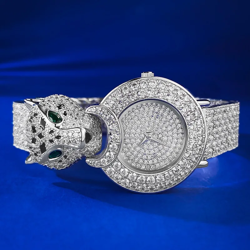 2023 New Hot Selling Leopard: Time to Run Quartz Watch Women's High Quality Light Luxury Network Red Gift Party Dinner