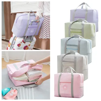 Travel Tote Bags For Women Foldie Travel Bag Expandable Bags Travel Backpack Carry On Flight Home Organization And Storage 2
