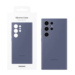 Premium Silicone Case for Samsung Galaxy S24 Ultra - Original Genuine by Samsung (Violet)