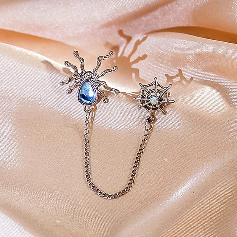 Spider Claws Zircone Cuff Orecchini No Perforation Ear Clip Punk Gothic Metal Ear Clip Per Le Donne Personality Design Jewelry Gift