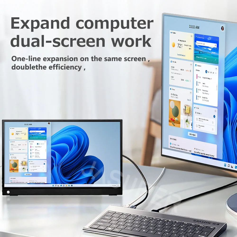  ̽  ġ  ÷, ޴ HDMI ȣȯ ̹ ÷, ġ PS5 Xbox Macbook Pro, 15.6 ġ, 1080P
