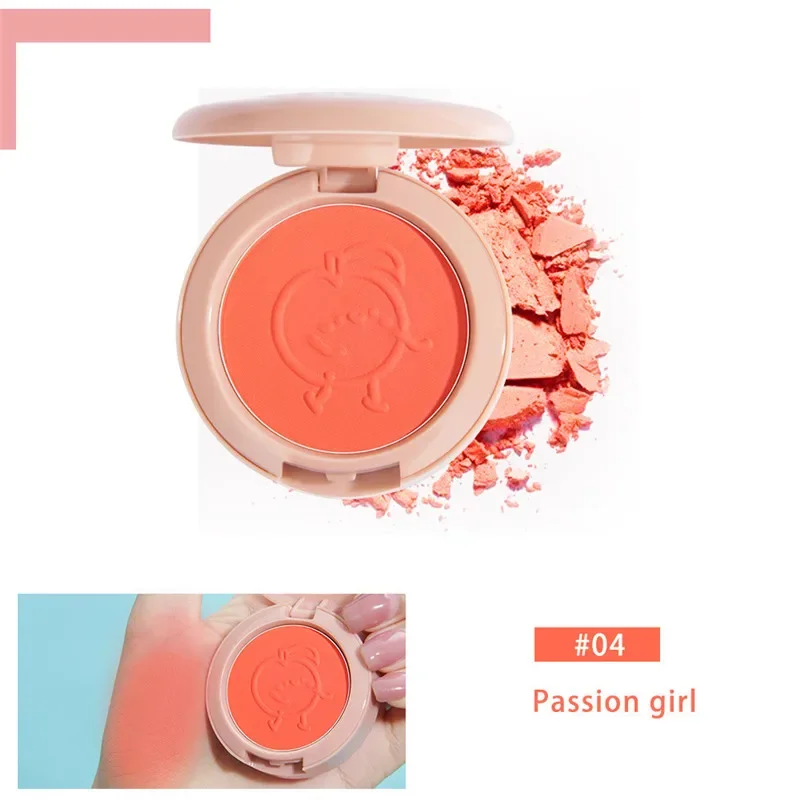 6 Colors Blush Makeup Palette Mineral Powder Rouge Cream Cheek Tint Cosmetic