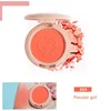 New 6 Colors Blush Makeup Palette Mineral Powder Red Rouge Lasting Natural Cream Cheek Tint Orange Peach Pink Blush Cosmetic 6