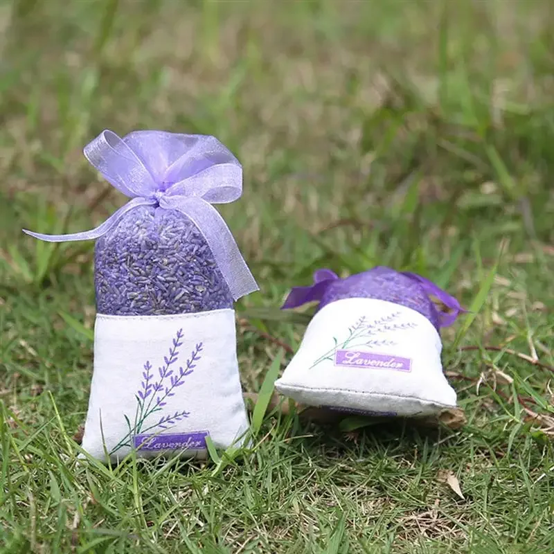 30pcs New Empty Sachets Bag Flower Printing Fragrance Lavender Sachet Bag Lavender Sachet Bags Purse Fragrance Bags