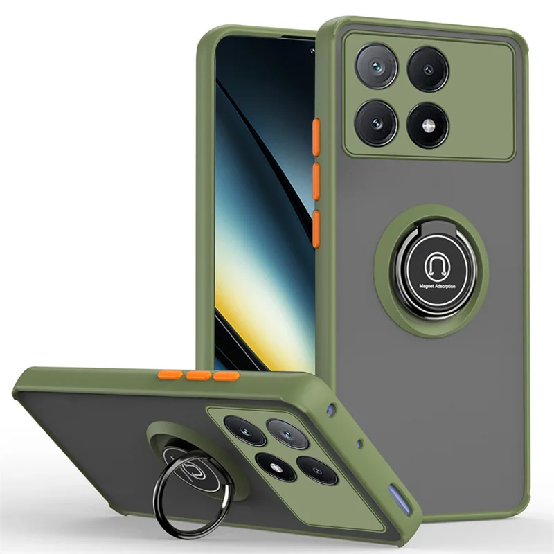 Shockproof Car Magnetic Ring Holder Stand Phone Case Cover