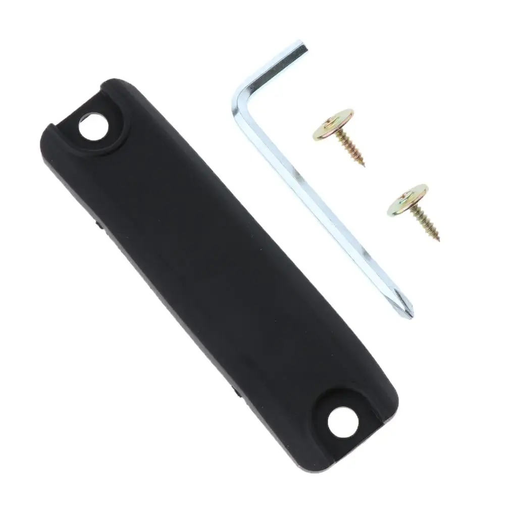 Manija de puerta trasera, puerta, maletero, pestillo, cubierta de goma para