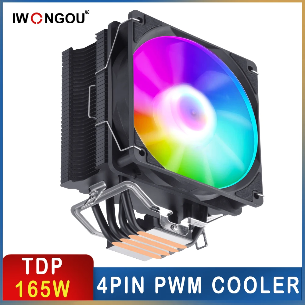 X99processorcooler4pinPwmRgbAirCpuCooler2011IWONGOU4