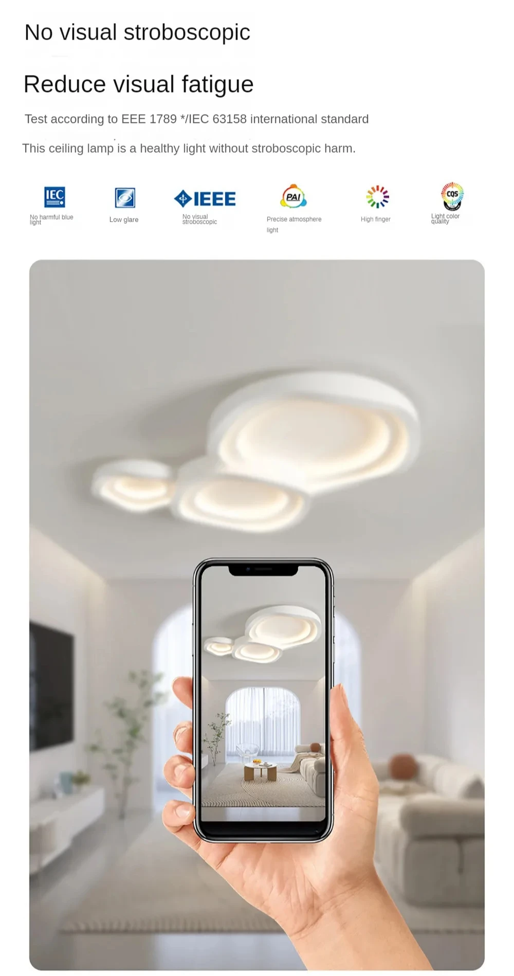 Minimalist White LED Ceiling Lamps S4376fbf77f8341d780c0eb83220270858