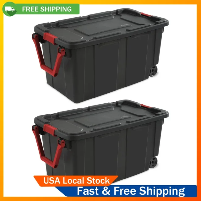 Sterilite 160 Qt. Wheeled Storage Box: Your Solution for Large and Bulky Items