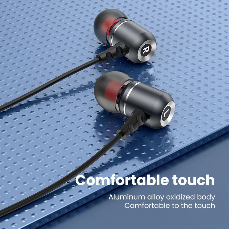 Type-C In-Ear 3.5mm Wired Headphones Waterproof Gaming Headset Sports Music Earbud Handfree Earphones With Mic For Mobile Phone
