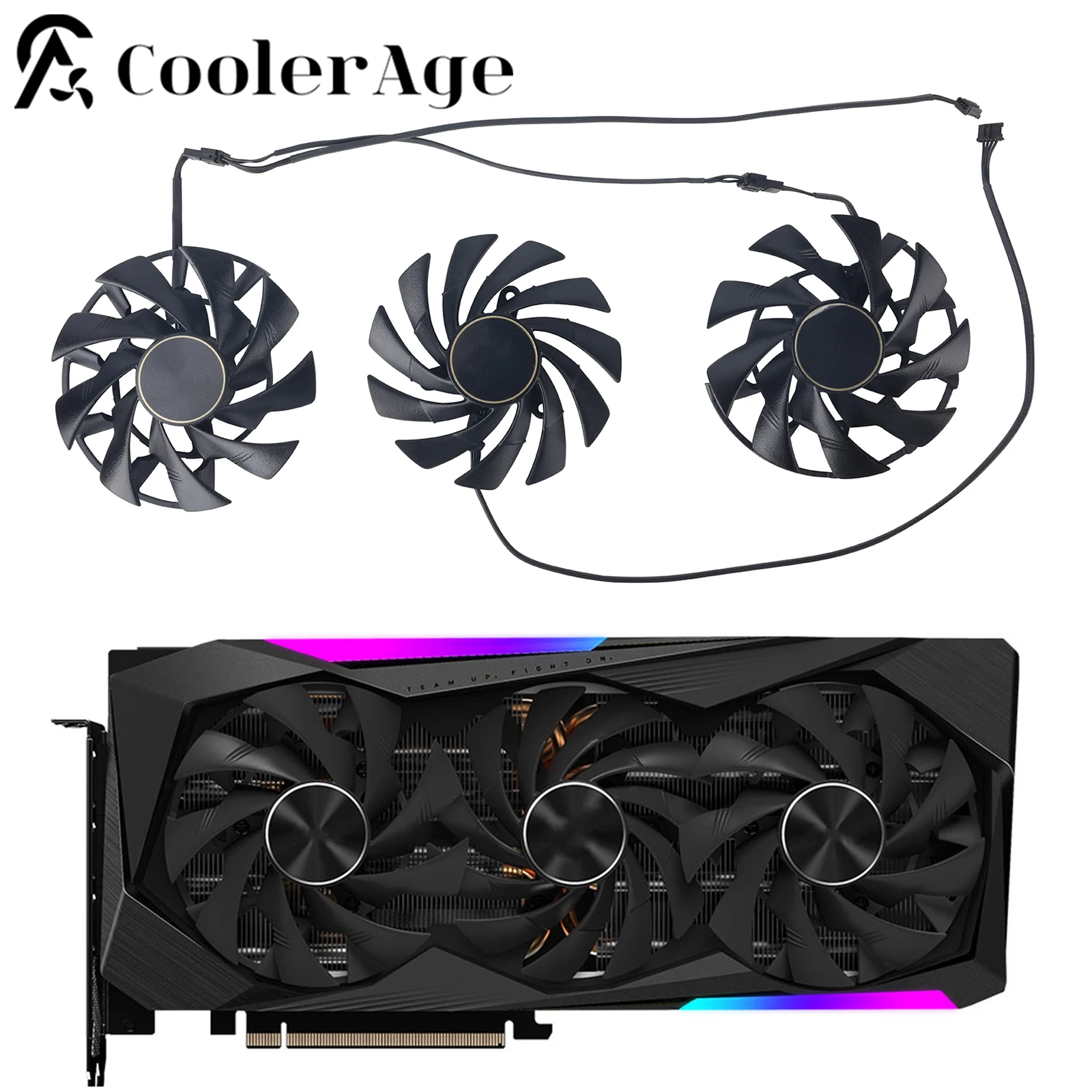 Nuova Ventola Per Scheda Video Rtx3060Ti Rtx3070 Originale Per Ventola Di Ricambio Per Scheda Grafica Gigabyte Aorus Geforce Rtx 3060 Ti 3070 Master