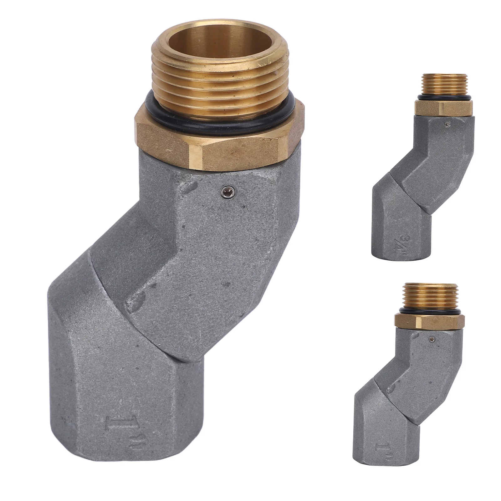 Fuel Hose Nozzle Swivel Wear Proof Multifunctional Flexible Use Fuel Hose Swivel for Fuel Nozzle Multi Plane Fuel Plane Swivel