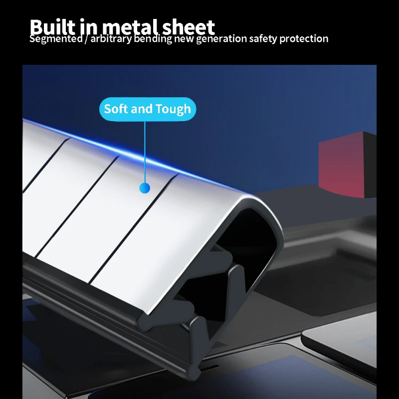 Enhanced U-Shape Rubber Edge Trim Seal for Vehicle Door Protection, 16.4 ft
