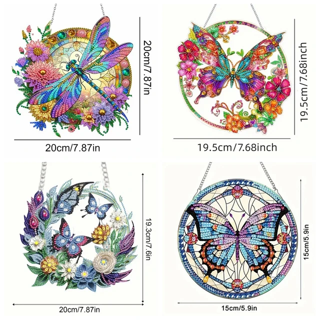 Butterfly Diamond Painting Door Hanging 2