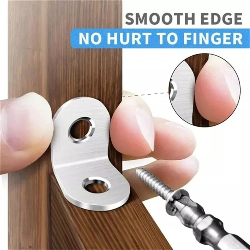 L Bracket Corner bracket 90 Degree Angle Bracket wooden frames tables chairs bed furniture Repair 10pcs