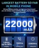 MX Warehous Unihertz TANK Rugged Night Vision Smartphone,Cell Phone,22000 mAh,8GB,256GB,108M Camera,66W PD,Helio G99 2