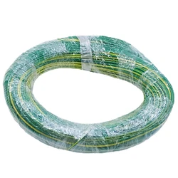 Premium Flexible Copper Wire PVC Electrical Cable - Single - Core Multi - Strand for Car Audio Systems, 300/500V (Yellow Green)