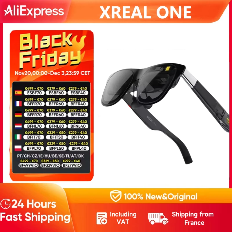 Inteligentne okulary Xreal One AR 3840X1080 z EU za $421.9 / ~1568zł