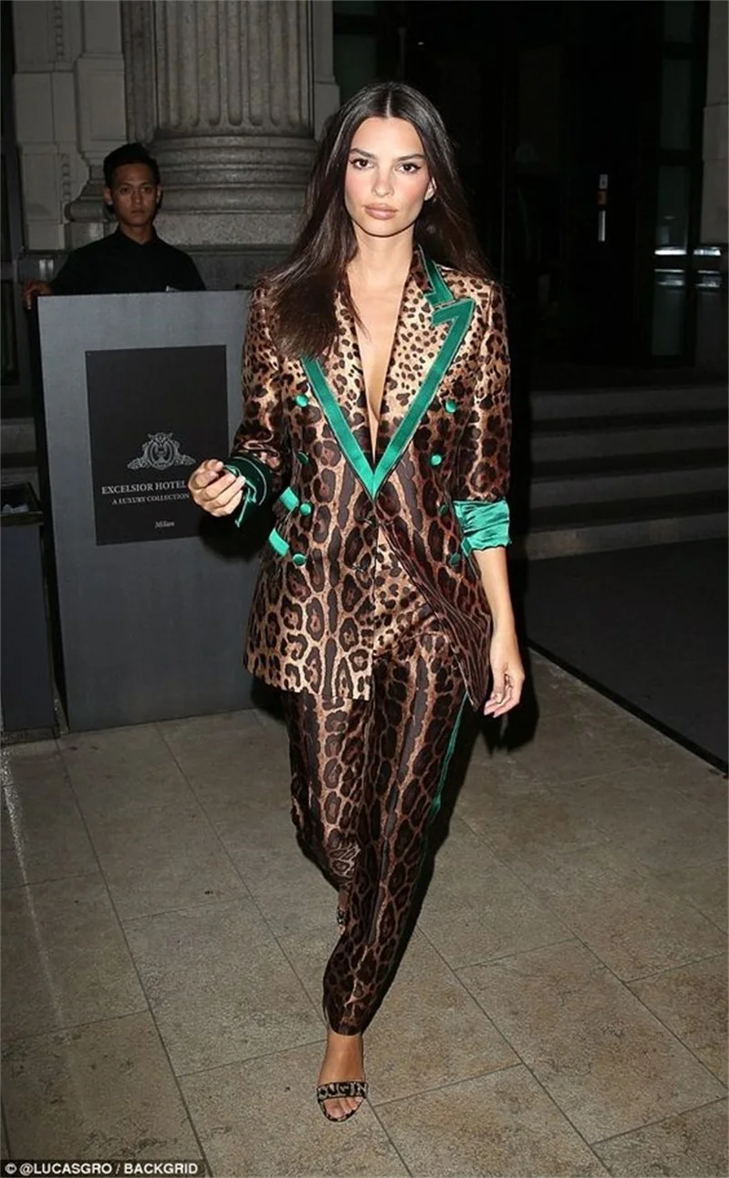 Women Suit Set 2 Pcs Blazer + Pants