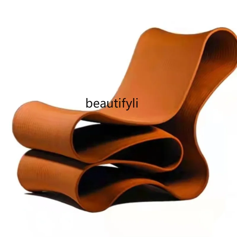 

Creative Fiberglass Lounge Chair Single Sofa Chair Armchair Furniture Resin Acrylic