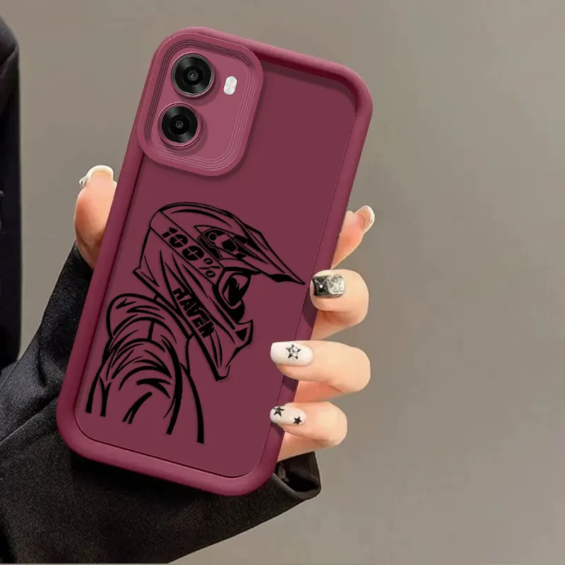 Durable Silicone Case with Shockproof Driver Print Pattern