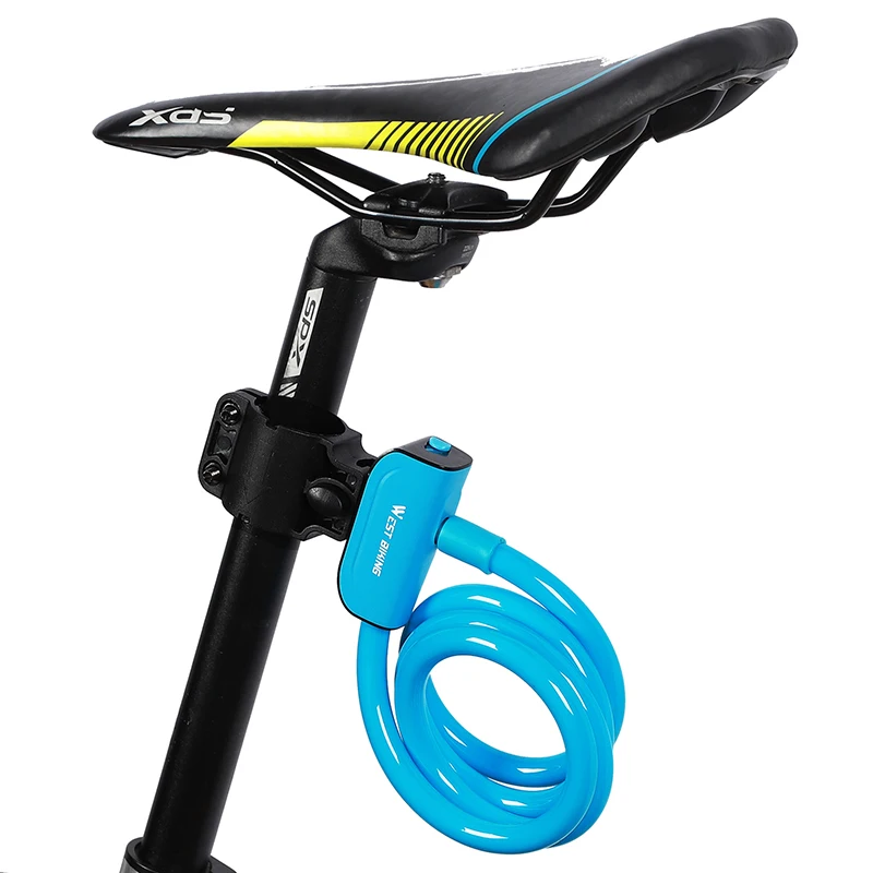 WEST BIKING – verrou de câble Anti-vol multicolore, pour vélo
