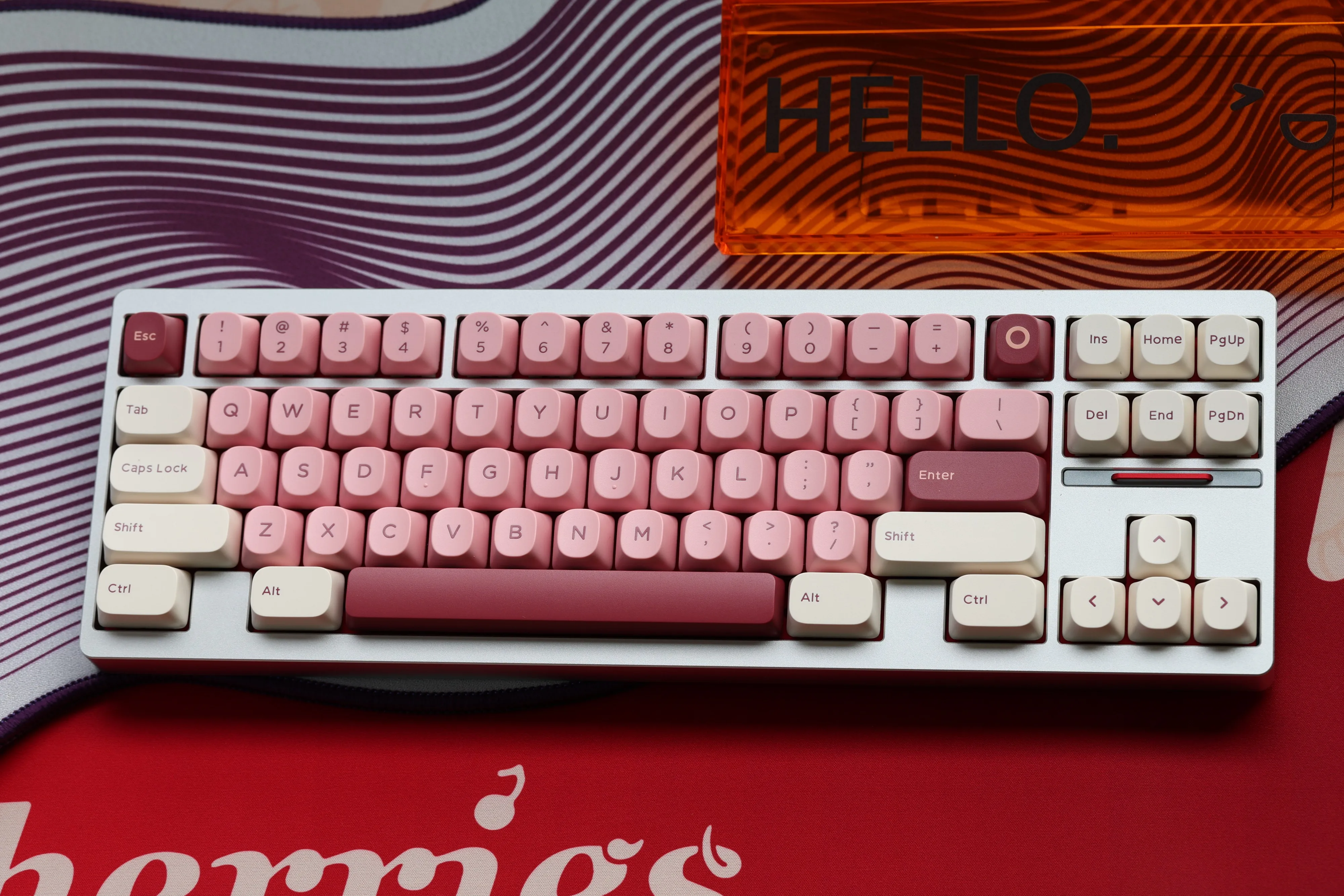 PBT Keycaps YMK Profile Double Shot 172 Keys Cute Custom Keycap Set for ...