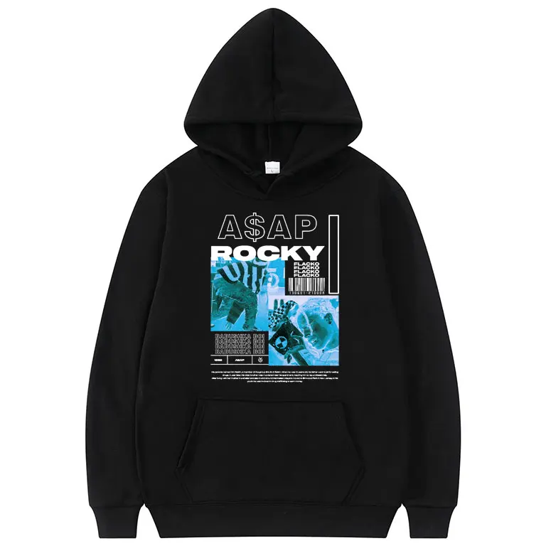 

Asap Rocky Graphic Print Hoodie Fashion Men Women Hip Hop Rapper Hoodies Male Tops Coat Oversized Streetwear Unisex Sweatshirt