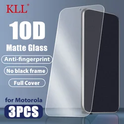 Premium 3 - Pack 10D Matte Tempered Glass Screen Protector - Matte Tempered Glass (Motorola G23)