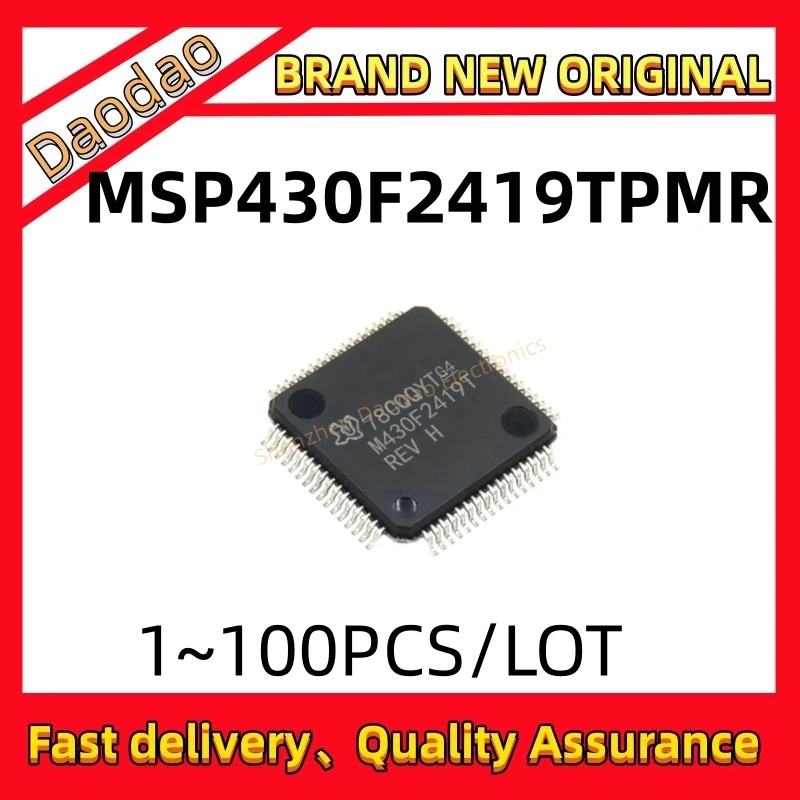 

Quality Brand New MSP430F2419TPMR MSP430F2419TPM MSP430F2419TP MSP430F2419T MSP430F2419 MSP430F MSP430 MSP IC Chip 64-LQFP