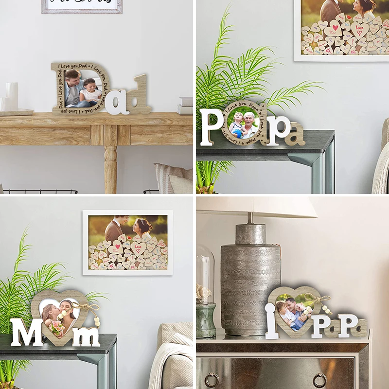 Wood Photo Frame Wooden Love Crafts