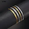 AWIT-Bracelet Classique en Acier Inoxydable pour Femme, Bijoux Tendance, Largeur de Document en Or, 3/4/5mm, Cadeau