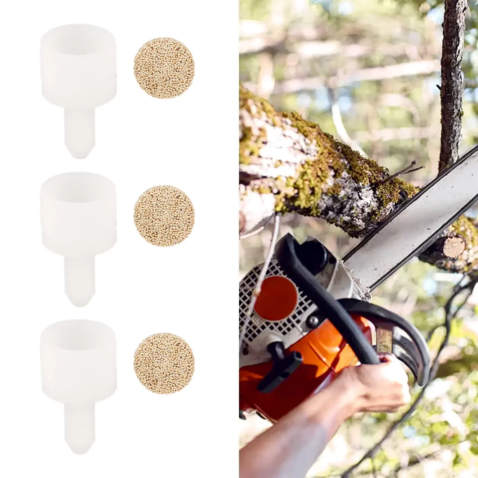 Husqvarna用燃料タンクベントブリーザー、チェーンソーアクセサリー 
