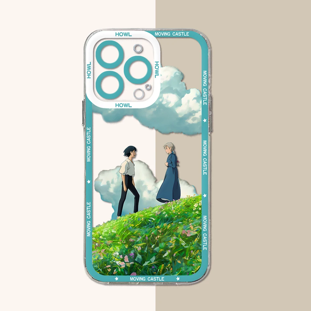 Clear Soft TPU Motion Phone Case with Howl's Design