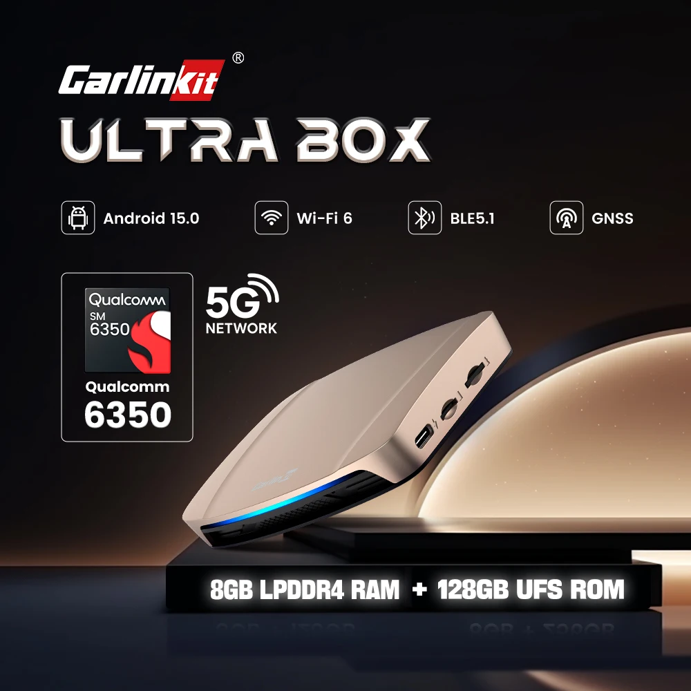 CarlinKit Ultra1 Android 15.0 Tv Box 5G CarPlay Wireless Android Auto Wireless Adapter, обзор, отзывы, характеристики, купить