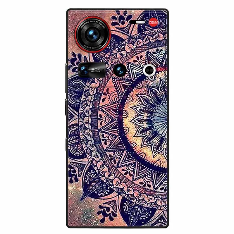 ZTE Nubia Z70 Ultra 5G 커버 용 전화 케이스 ZTE NubiaZ70 Ultra Z70Ultra Black 커버 Z 70 Ultra Capa 용 소프트 TPU 실리콘 케이스