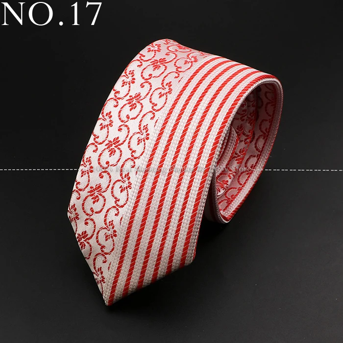 Neue dünne 6cm Krawatten für Männer Hochzeits kleid Krawatte rot Blumen Paisley Patchwork Krawatte Business schlanke Hemd Zubehör Geschenk Cravate – Detail 17