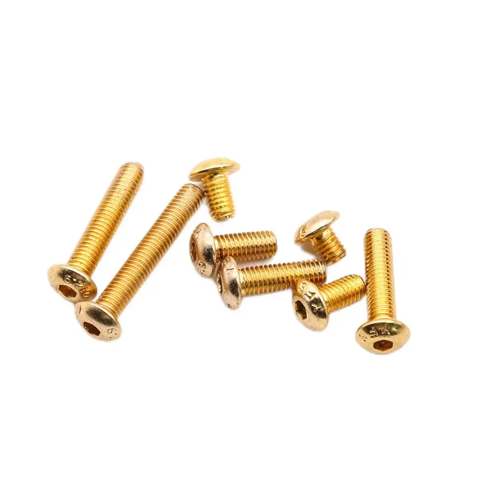 Round Head Socket Screw Grade 12.9 Allen Key Bolts Screws Alloy Steel