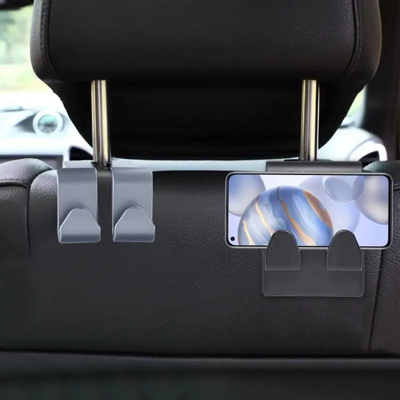 Car Headrest Hanger Concealed Headrest Car Bag Hooks Travel Portable Car  Road Trip Essentials For Kids Adults - AliExpress