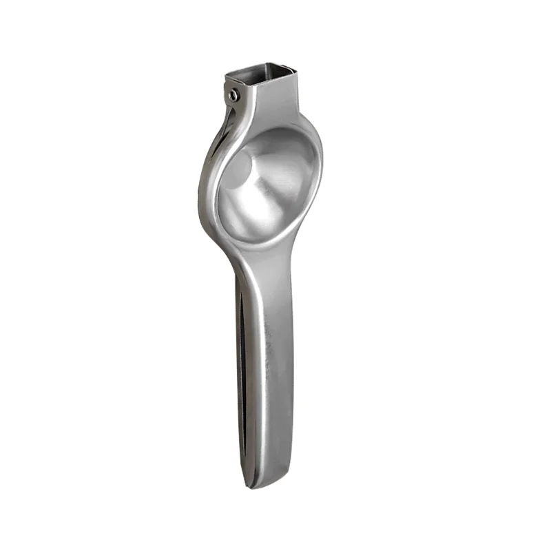 Exprimidor manual grande de acero inoxidable para frutas y cítricos._voghion.com