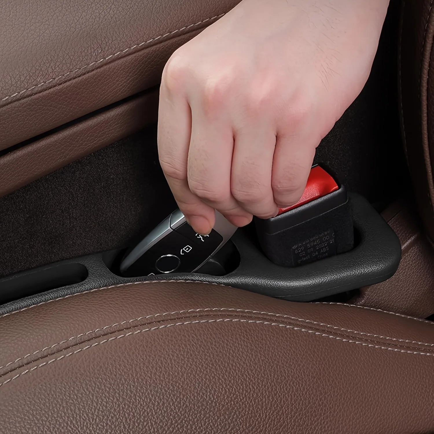 2pc PU Car Seat Gap Organizer 6