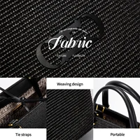 Sac à main CHCH pour femme, nouvelle collection été 2026, sac fourre-tout grande capacité abricot, sac de voyage et de plage double usage avec bandoulière 6