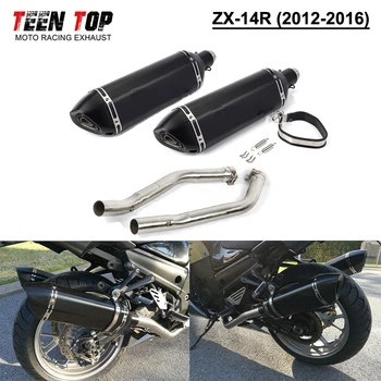 Slip-on Exhaust For Kawasaki ZX-14R ZX14R ZX14 R Exhaust 2012-2016 Year 51mm Exhaust DB Killer Sistemi Di Scarico Motorcycle
